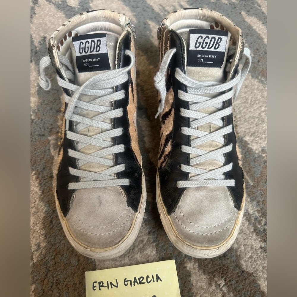 Intermix Private Edition Studded Tiger Stripe Sli… - image 5